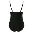 thumbnail image 4 of Gibobby Trajes de Baño para Mujer Traje de baño Monokini Sexy de Color sólido para mujer traje de baño ropa de playa Monkini(Café,G), 4 of 5