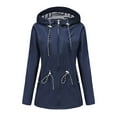 thumbnail image 2 of Women's Lightweight Anorak Hooded Windbreaker Jacket for Outdoor Activities and Daily Wear, 2 of 2