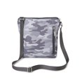 thumbnail image 2 of Bolso bandolera con bolsillo transparente Baggallini Camuflaje gris, 2 of 5