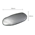 thumbnail image 5 of Cubierta de asiento de motocicleta,Funda de asiento de motocicleta Antideslizante PU Cuero,Cojín de asiento de moto universal impermeable,Funda protectora de asiento portátil a prueba de, 5 of 5