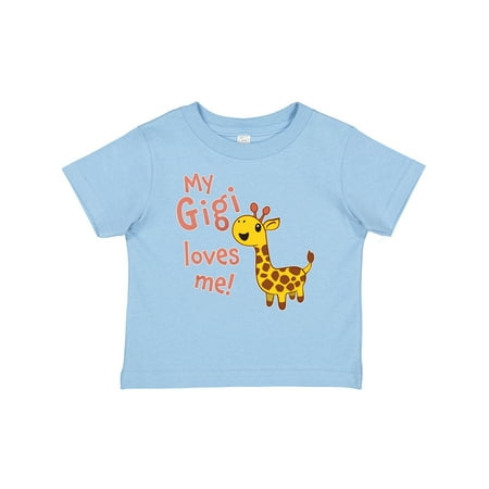 

Inktastic My Gigi Loves Me- Cute Giraffe Gift Baby Boy or Baby Girl T-Shirt