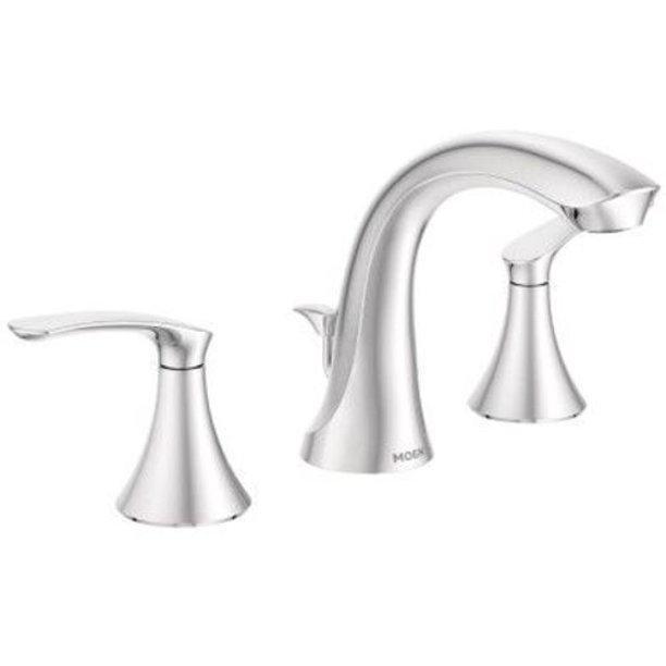 Moen Ws84551 Darcy 1.2 GPM Double Handle Widespread Bathroom Faucet