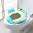thumbnail image 4 of RnemiTe-amo Baby Potty Training Toilet Seat with Soft Cushion Handles,Potty Training Toilet Seat for Boys and Girls,Kids Travel Potty Seat with Anti-Slip Design & Splash Guard,, 4 of 6