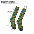 thumbnail image 5 of Fotbe Sunflowers print Women's Men's Novelty Crew Socks Cotton Socks Knee High Socks for Walking,Running,Nurses,Pregnancy, 5 of 9