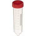 thumbnail image 4 of Centrifuge Tubes Conical-Bottom Flat, PP, 50 mL, Non-Sterile, Cap Color: Red (Qty. 50) by Sponix BioRx, 4 of 5