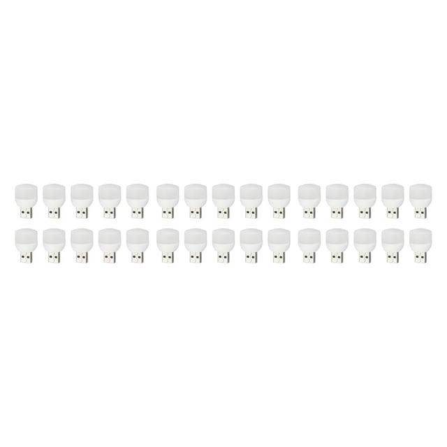 Luz de libro USB Matsuzay Mesita de noche LED 360 grados para computadora Laptop 10PCS luz blanca