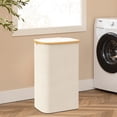 thumbnail image 7 of HBlife 120L Slim Laundry Hamper with Lid and Removable Inner Bag,Beige, 7 of 7