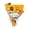 Orange, variant on Crochet Sunflower Bouquet Handmade Knitted Yarn Flower For Teacher Appreciation Graduation Birthday(Yellow-16Cm)