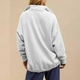 thumbnail image 6 of QASIEATN Fall Fashion Women Hoodless Pullover Sweatshirt for Women Oversized Casual Long Sleeve Button Neck Pullover Tops Fashion Outfits Clothes, 6 of 9