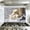 Color 1, variant on Kitchen Backsplash Peel and Stick Wall Murals Bear Brown Animal Modern Rustic Vintage Bear Lying Down Removable Mural 35.4"W x 23.6"H, Oil Proof Vinyl Wallpaper for Fireplace & Behind Stove