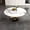 ND6360-53"-A, variant on Montary 59" Modern Round Dining Table for 6-8 Seat, Artificial Marble Dining Room Table with Lazy Susan, 3 Gold Circles Stainless Steel Base, Sintered Stone Top Dining Table (Only Table)