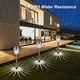 thumbnail image 3 of Trajes de lámpara al aire libre Irfora 4 PCS Energía solar LED de energía Lámpara de pico de luz de césped Control de luz sensible / Resistencia al agua IP44 / Célula recargable de alta capacidad inco Irfora Trajes de lámpara al aire libre, 3 of 7