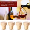 thumbnail image 7 of 150Pc Wine Cork T Shaped Cork Plugs for Wine Cork Wine Stopper Reusable Wine Corks Wooden and Rubber Wine Stopper, 7 of 7