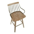 thumbnail image 6 of Preston Farmhouse Counter Stool In White Washed Wood And Antique Copper Metal, 6 of 7