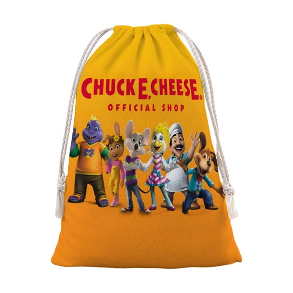 Chuck e Cheese Pattern Christmas Bunch Pocket 13.8 * 17.7 in