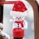 thumbnail image 3 of Estatua de muñeco de nieve, adornos navideños, muñeco de nieve con tambores, decoración de muñeco de nieve con movimientos de cabeza y tambores, adornos navideños, decoraciones navideñas para exterior, 3 of 3