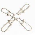 thumbnail image 1 of 100 Pcs Clips de Pêche en Acier Inoxydable Fastlock Fastlock Clips en Acier Inoxydable Hameçons Connecteurs Accessoires de Pêche, Blanc, Taille 0, 1 of 9