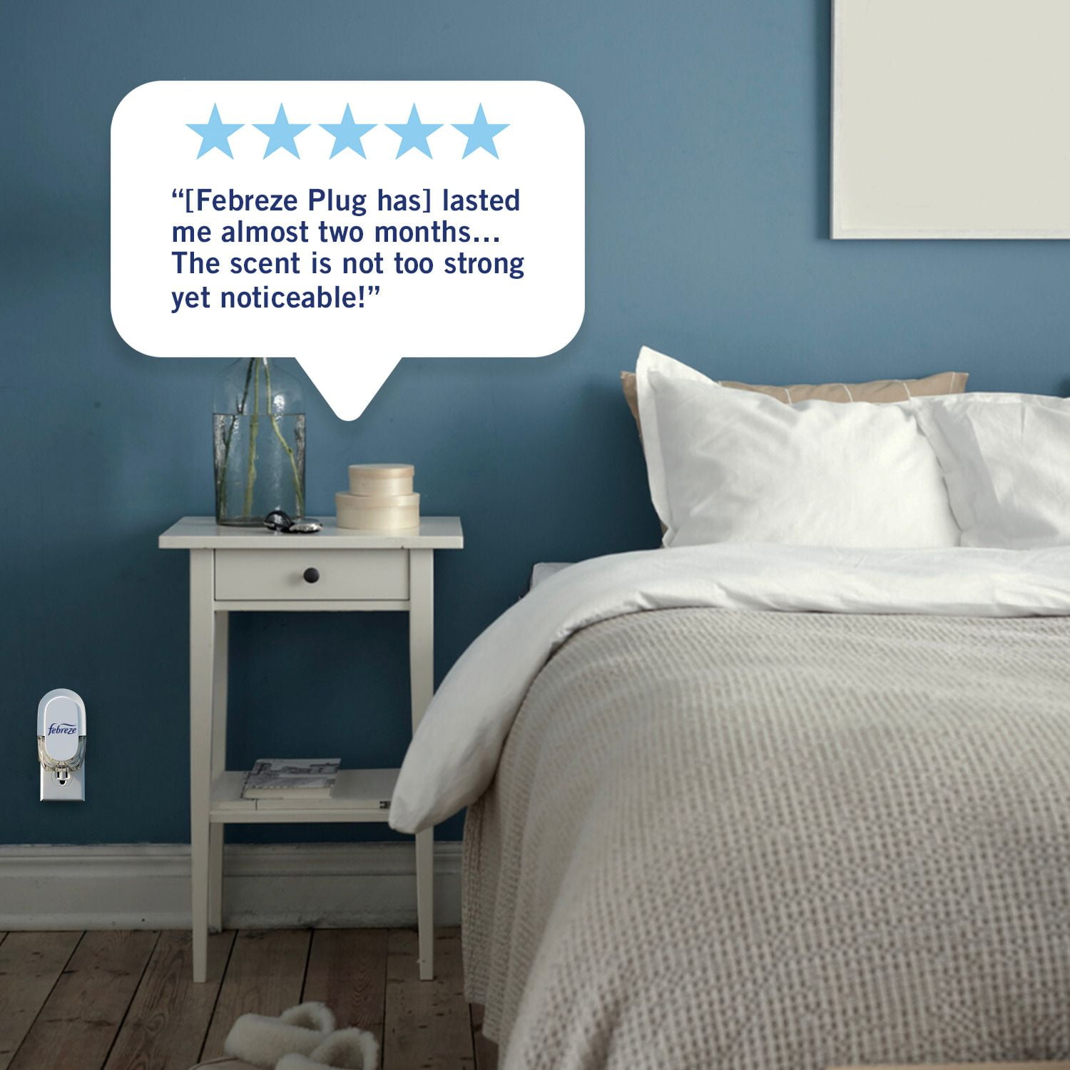 Febreze Plug In Air Freshener, Odor-Fighting Scented Oil Refill, Light Bamboo Scent, 2 Refills, 52ML