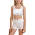 thumbnail image 3 of LRen Little Girl Bras 7-8 Stretchy Training Bra Girls Seamless Bralette Solid Color with Adjustable Straps Pads Sports Underwear, 3 of 6
