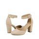 thumbnail image 3 of Zapatos de Tacón para Mujer DREAM PAIRS Angela en Ante Nude Talla 8.5 US, 3 of 7