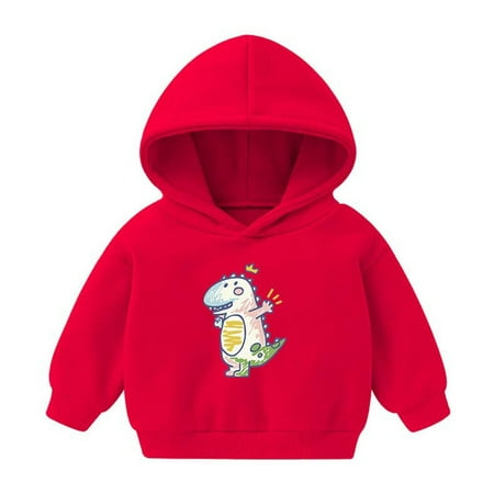 

Kids Jackets for Girls Boys Winter Kids Hoodies Boys Hoody Children Dino Cartoon Pullover Outerwear
