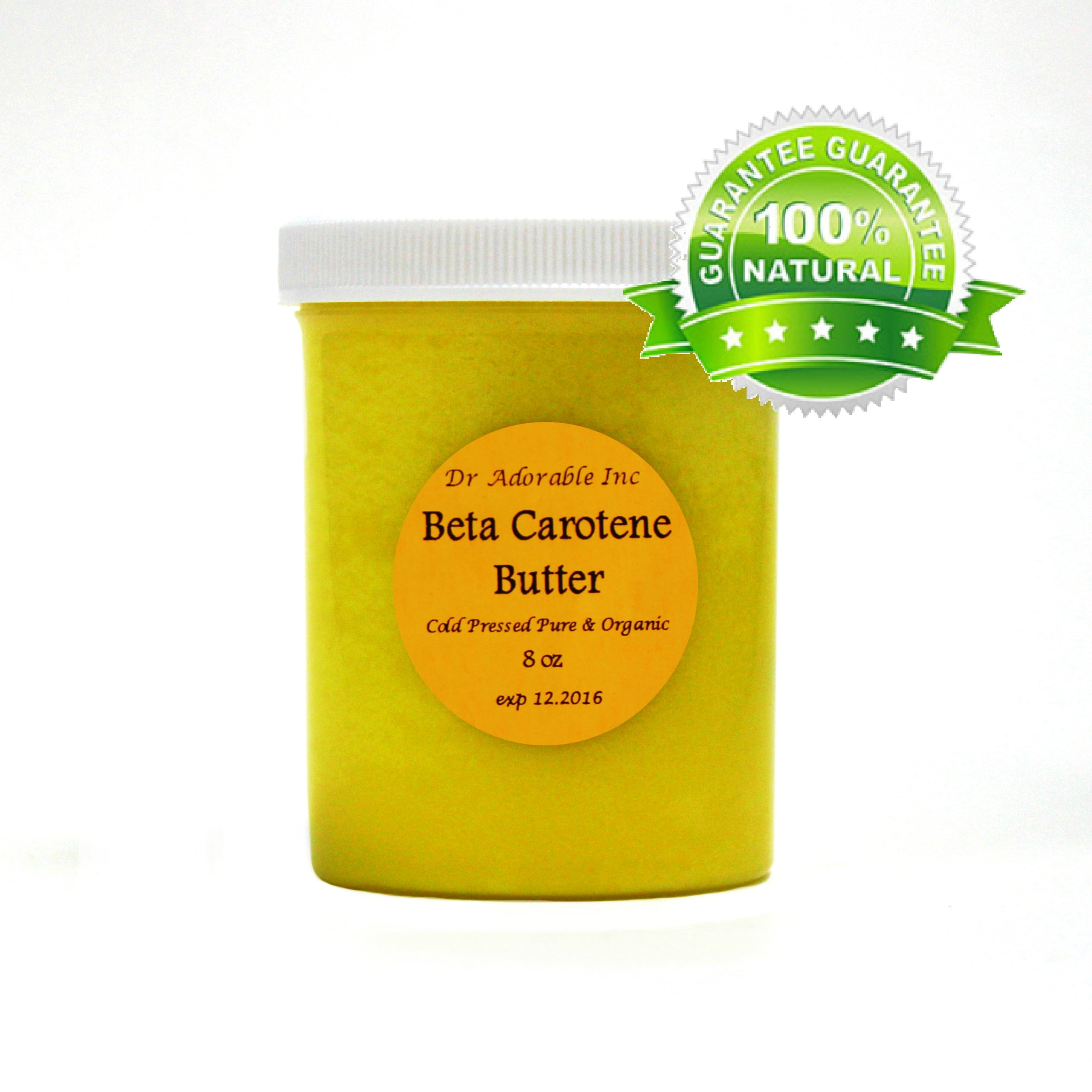 Dr.Adorable Beta Carotene Butter Organic Fresh Natural 8 Oz