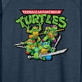 thumbnail image 3 of Teenage Mutant Ninja Turtles - Gaming Group And Logo - Women's Lightweight French Terry Long Sleeve Shirt, 3 of 5
