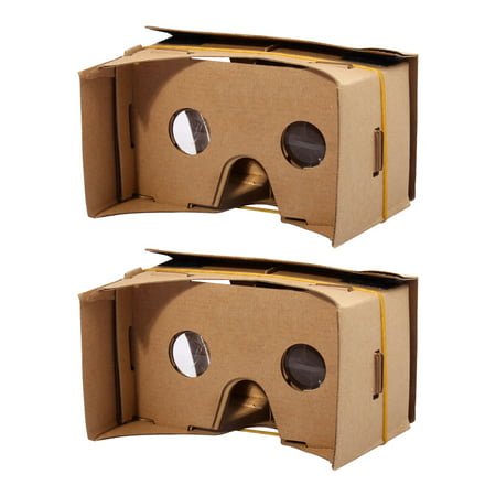 Smartphone Cardboard Kit DIY 3D VR Virtual Reality Viewing Glasses 6 Inch