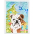 thumbnail image 1 of English Bulldog Christmas Flag Canvas House, 1 of 1