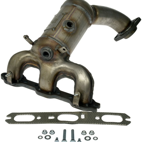 Dorman 674-131 Rear Catalytic Converter with Integrated Exhaust Manifold for Specific Chrysler / Dodge / Volkswagen Models, Natural