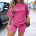 thumbnail image 4 of MAIHAN Women Shorts Sets Outfits Summer Vacation Outfits for Women Short Sleeve Top and Shorts Pant Sets Women 2 Piece Outfits Cotton Outfits Sets, 4 of 7