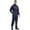 A Navy Blue, variant on Men's Dustproof Workwear Long Sleeve Coverall Suit With Hood Workwear Overall Suit Camouflage M/165