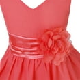 thumbnail image 6 of DPOIS Kids Flower Girls Elegant Sleeveless Wedding Party Formal Dress Watermelon 4, 6 of 6