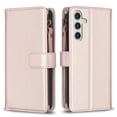 thumbnail image 2 of Compatible with Samsung Galaxy A15 Premium PU Leather Wallet Case with 9 Card Slots Zipper Pocket and Hand Strap, 2 of 5
