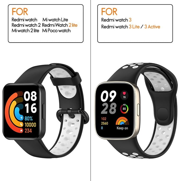 Correa de silicona para Xiaomi Mi Watch 2 3 Lite Mi poco, pulsera activa para Redmi Watch 2 Lite 3 lite