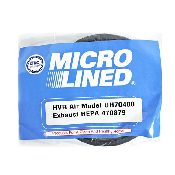 Generic DVC Micro Lined HVR Air Model UH70400 HEPA Exhaust Filter 470879
