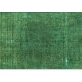 thumbnail image 1 of Ahgly Company Machine Washable Indoor Rectangle Abstract Turquoise Blue Modern Area Rugs, 7' x 9', 1 of 4