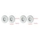 thumbnail image 4 of Monstrate Almohadillas de espuma viscoelástica de cuero proteico de repuesto para Solo 2/3, almohadilla para auriculares, compatible con Bluetooth, Blanco Bluetooth 2piezas, 4 of 6