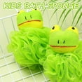 thumbnail image 6 of Kids Bath Sponge, Skin Friendly Loofah, Cartoon Body Cleaning Washing Sponges Bath Balls, Comfortable Baby Bath Sponge, Bathroom Ball Shower Supplies for Spa Center, 6 of 8