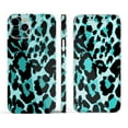 thumbnail image 3 of DesignSkinz Vector Hot Turquoise Cheetah Print Full-Body Skin Decal Wrap Cover for iPhone 13 Pro, 3 of 9