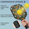 thumbnail image 2 of Pickleball Paddles Set,Pioneer Flower Floral Print Pattern Fiberglass Surface Pickleball Racket Set with 2 Indoor Outdoor Pickleball Balls and Pickleball Bag,Pickle-ball Equipment, 2 of 6