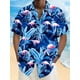 thumbnail image 2 of Camisas hawaianas para hombre con estampado 3D, estilo hawaiano, moda, botones, manga corta, solapa, ropa de calle, blusas hawaianas para hombre, verano, 2 of 5