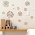 thumbnail image 3 of Jinsinto 1pc Geometric Flower Pattern Wall Sticker Removable DIY Wall Art Decor Decal, 3 of 5