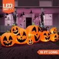 thumbnail image 2 of Calabaza inflable Joiedomi para Halloween de 10 pies con LED de gato brujo, 2 of 8