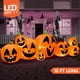 thumbnail image 2 of Calabaza inflable Joiedomi para Halloween de 10 pies con LED de gato brujo, 2 of 8