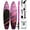 FUSION NEON, variant on GREEN EMERALD 11FT x 33" Super Wide Inflatable Stand Up Paddle Board, Ultra Stable Wide SUP Up to 2 people/375LB Fully equipped w/ Premium SUP Accessories