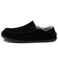 thumbnail image 2 of Alpine Swiss Gary Mens Genuine Suede Moccasin Slippers Sherpa Slip On Shoes, 2 of 6