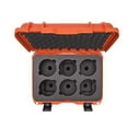 thumbnail image 2 of Nanuk Medium Series 918 Lightweight NK-7 Resin Waterproof Protective Case with Foam Insert for 6 Camera Lens, Orange, 2 of 3