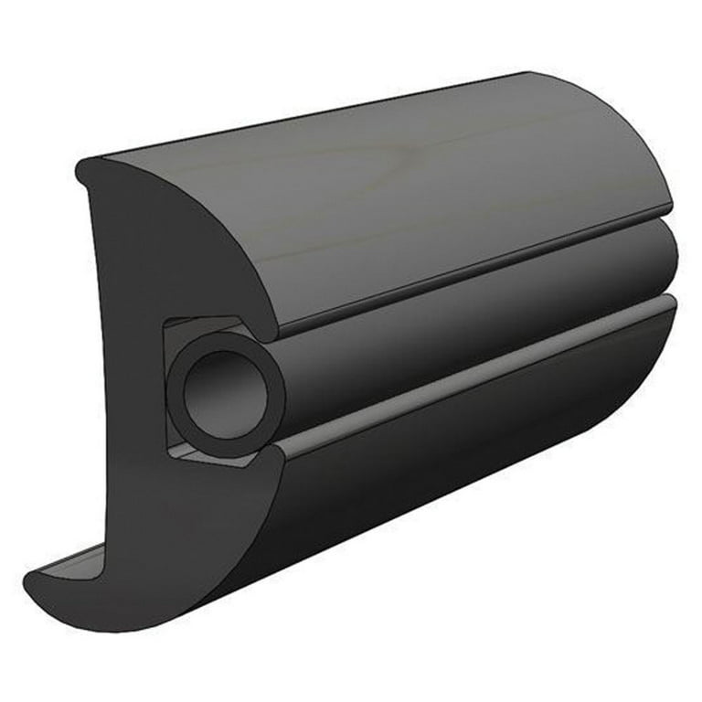 TACO Semi-Rigid Rub Rail Kit - Black w/Black Insert - 50 