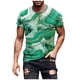 thumbnail image 1 of European And American Round Neck Casual Ethnic Style Retro Printed Short Sleeve T-shirt Top 5XL, 1 of 5